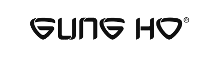 Gung Ho logo in stylized font